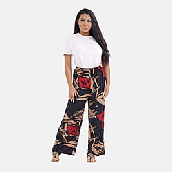 Tamsy Kaleidoscope Pattern Trousers