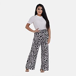 Tamsy Kaleidoscope Pattern Trousers