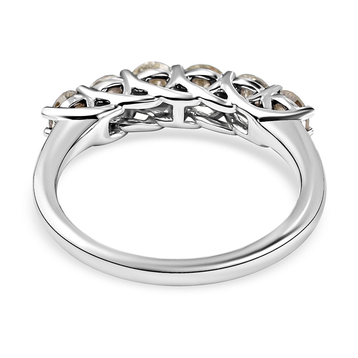 Manhattan Close Out- -14K White Gold Diamond (S1-I1-G-H) Ring 1.33 Ct.