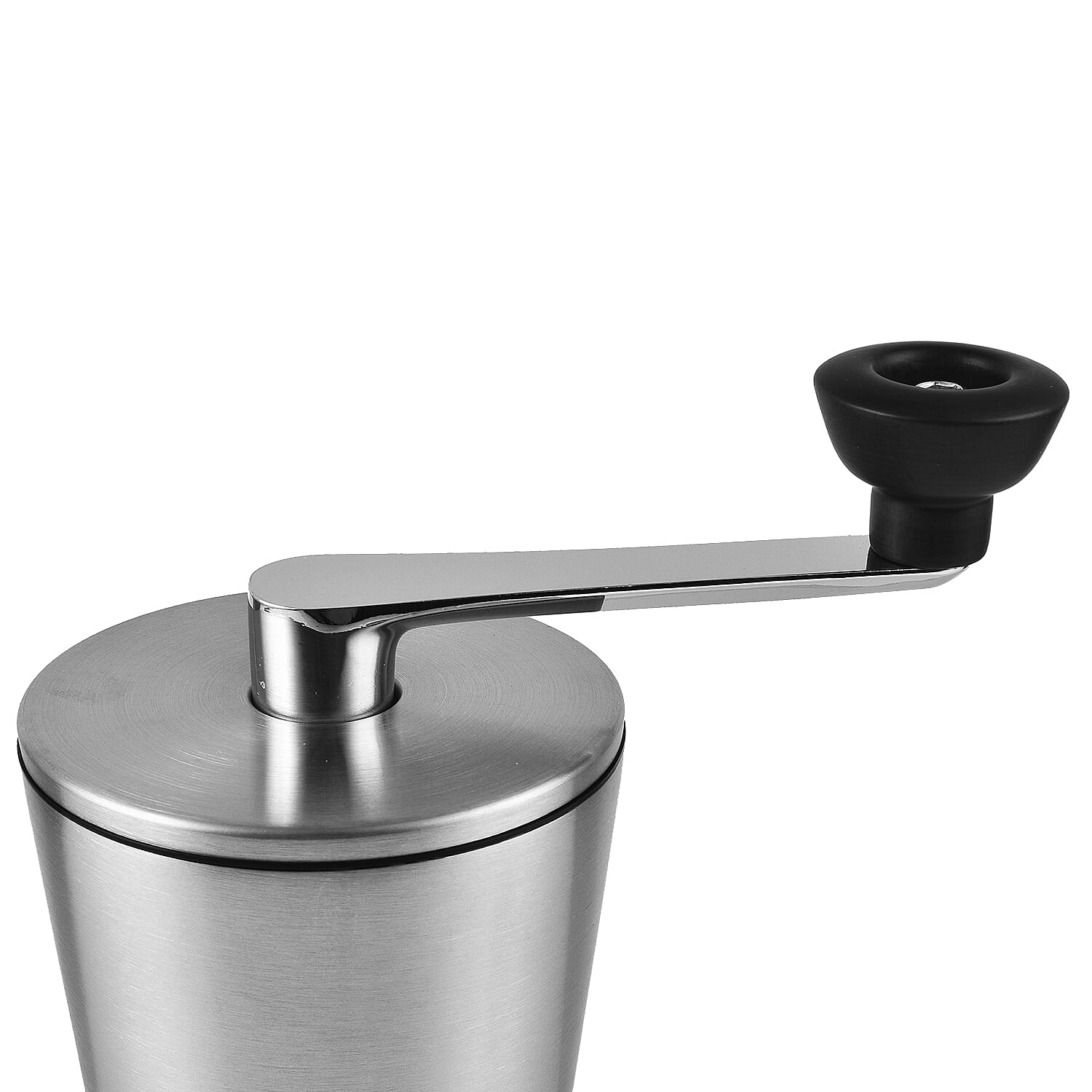 Epare Stainless Steel Manual Adjustable Coffee Grinder with Ceramic Burr - Silver