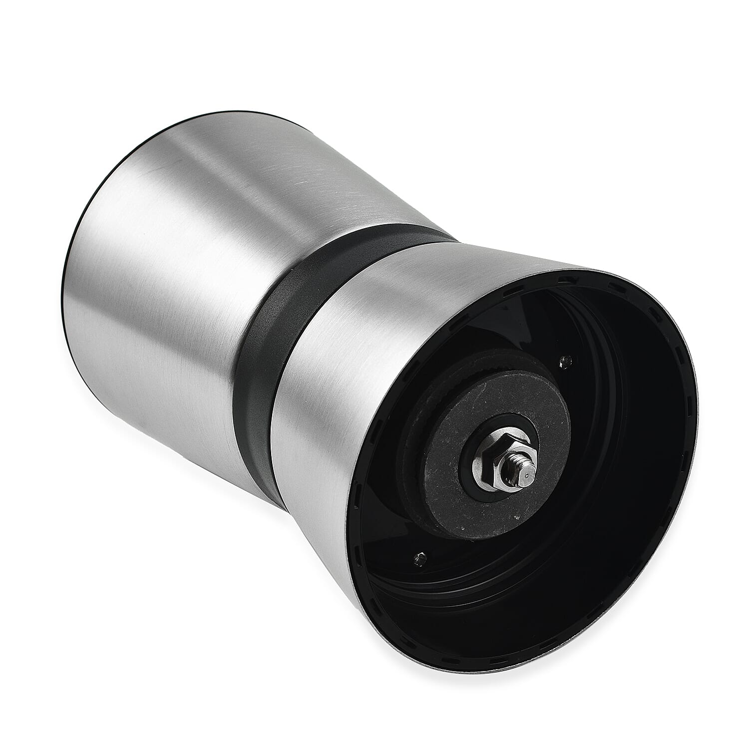 Epare Stainless Steel Manual Adjustable Coffee Grinder with Ceramic Burr - Silver