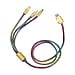3-IN-1 Crystal Embellished USB Charging Cable (Size - 1m Length) - Multi - Gold