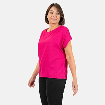 https://tjcuk.sirv.com/Products/75/6/7565985/Ladies-Crew-Neck-Linen-Top-Size-12-Red_7565985_3.jpg?w=342&h=342