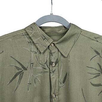 https://tjcuk.sirv.com/Products/75/6/7566246/Leaf-Print-Half-Sleeves-Mens-Shirt-Size-M-Khaki_7566246_2.jpg?w=342&h=342