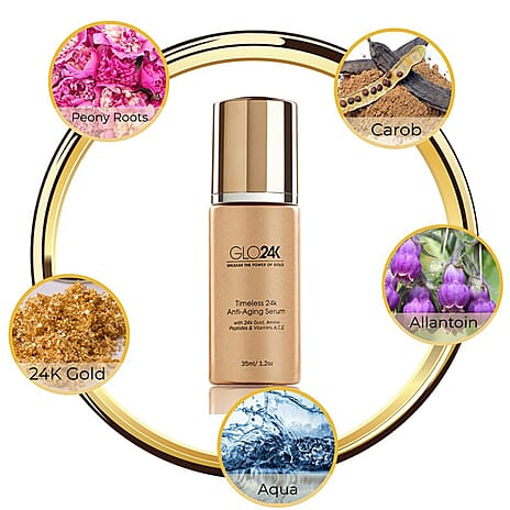 Glo24K-Timeless 24K Anti-Aging Serum - 35ml