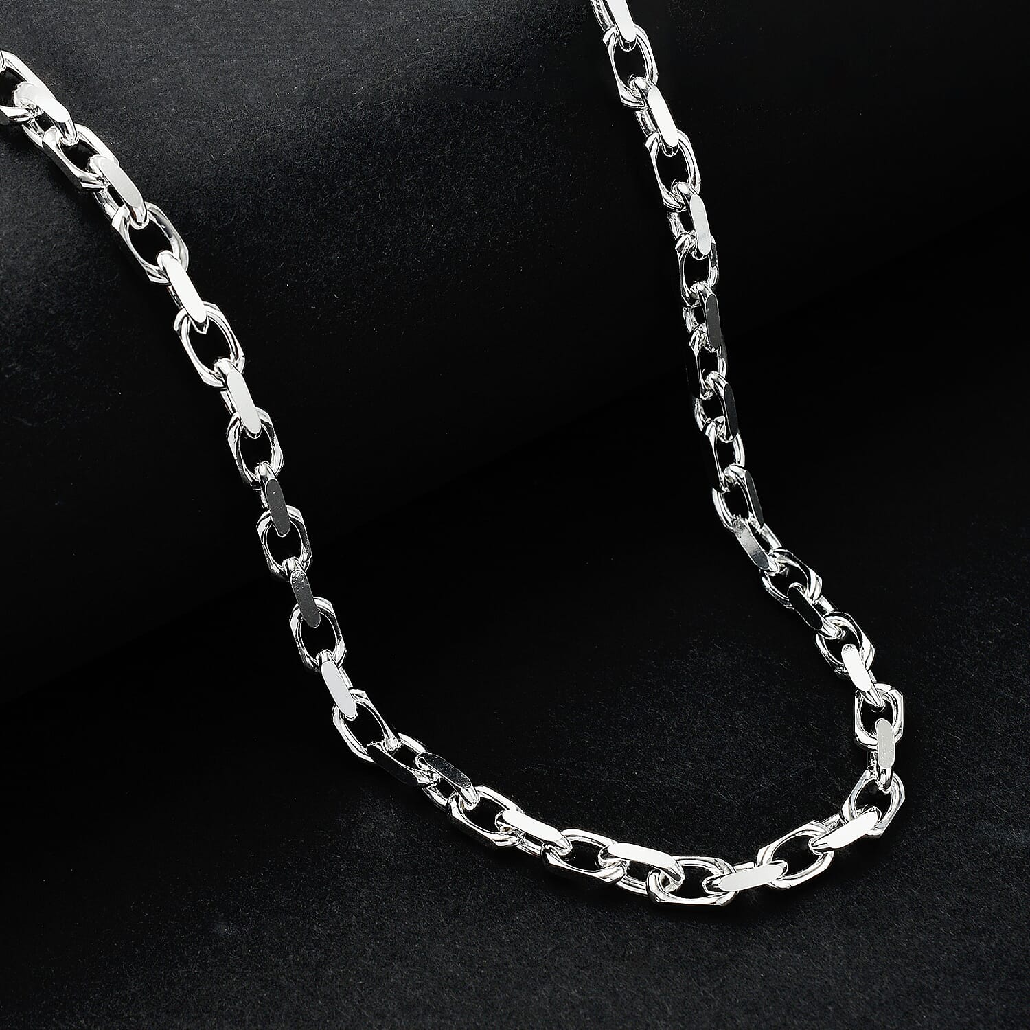 Sterling silver hot sale rolo necklace