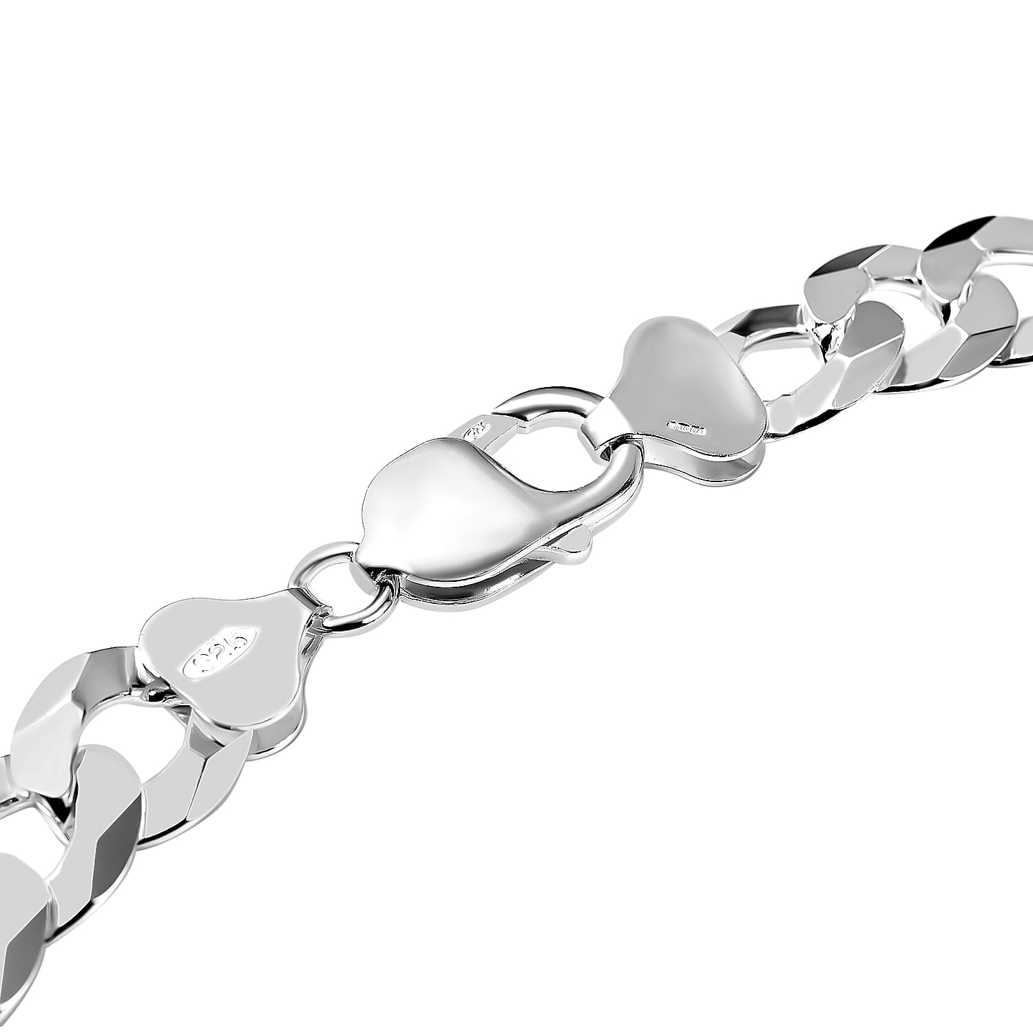 Italian Fine Jewllery - Sterling Silver Curb Necklace (Size - 22), Silver Wt. 72.00 Gms