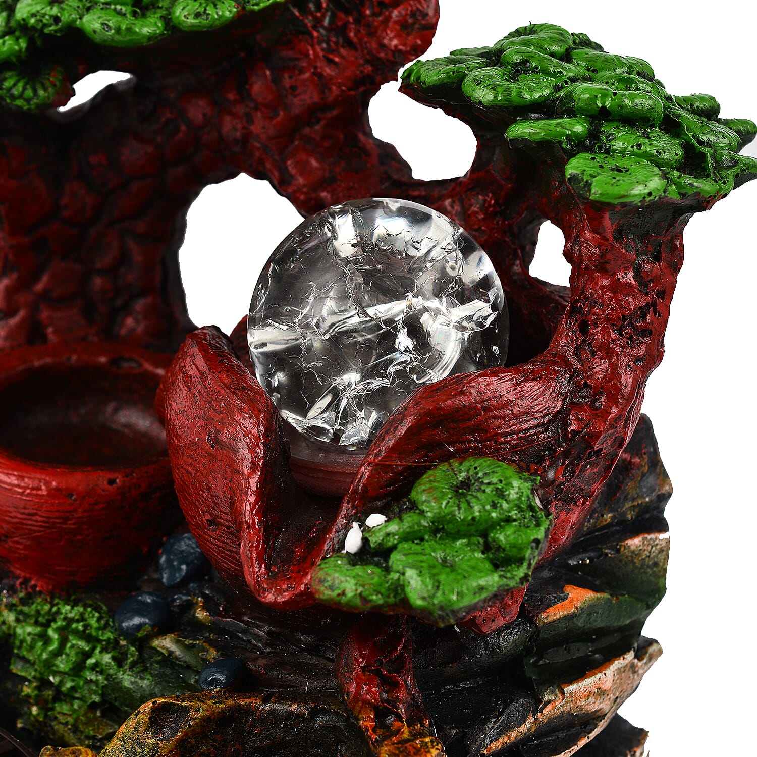 Tree - Waterwheel Pattern Fountain (Size 20x16x12 cm) - Multi