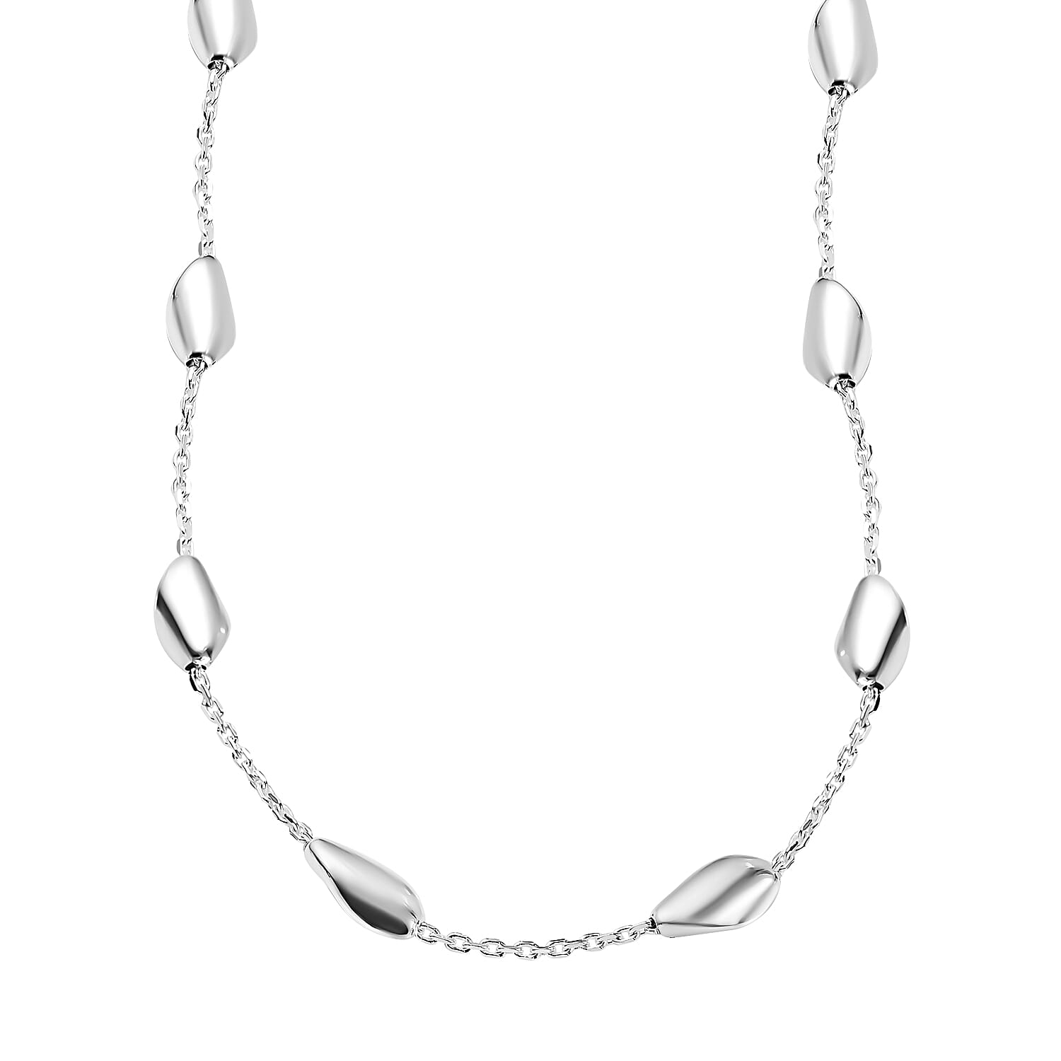 Sterling silver sales station necklace