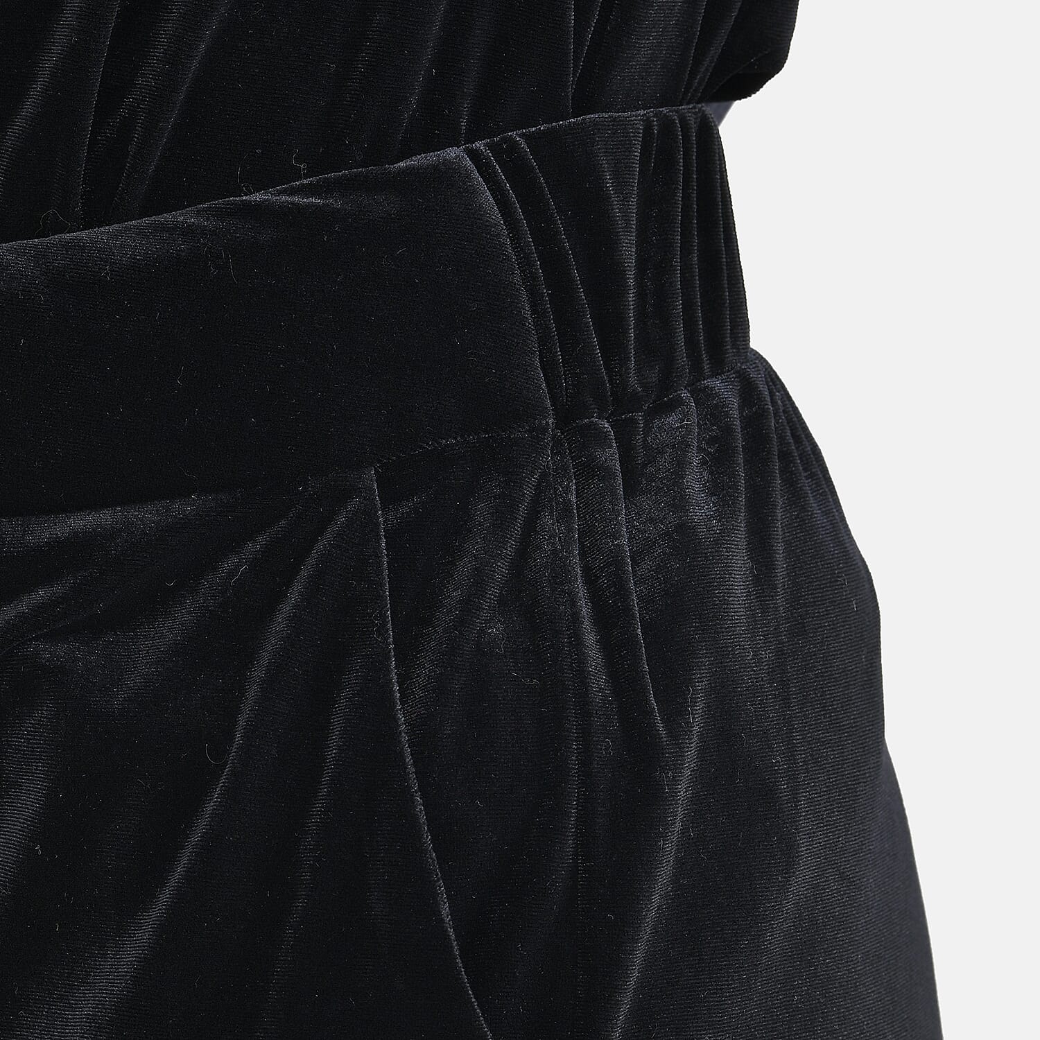 Tamsy Velvet Trousers - Black