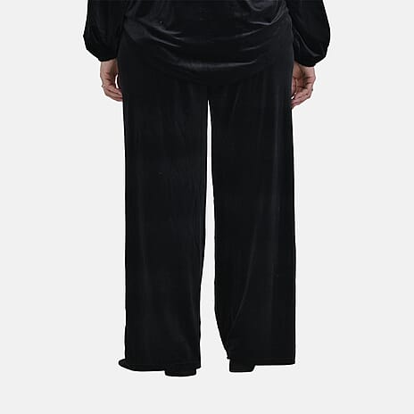 Black Velvet Trousers (Size XL)