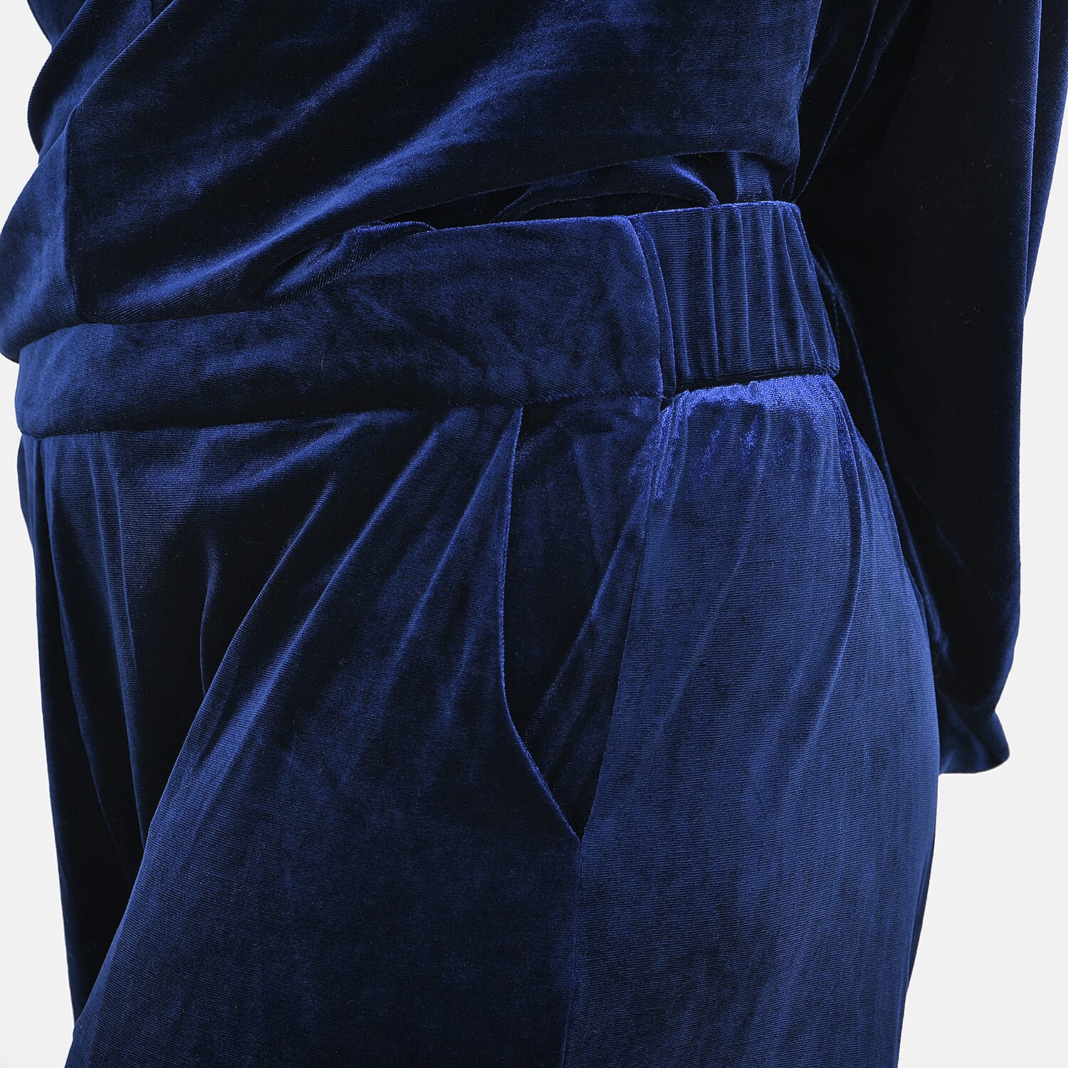 Tamsy Velvet Trousers - Black