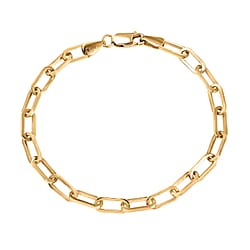 Sterling Silver Paper Clip Bracelet (Size - 7.5), Silver Wt. 5.50 GM