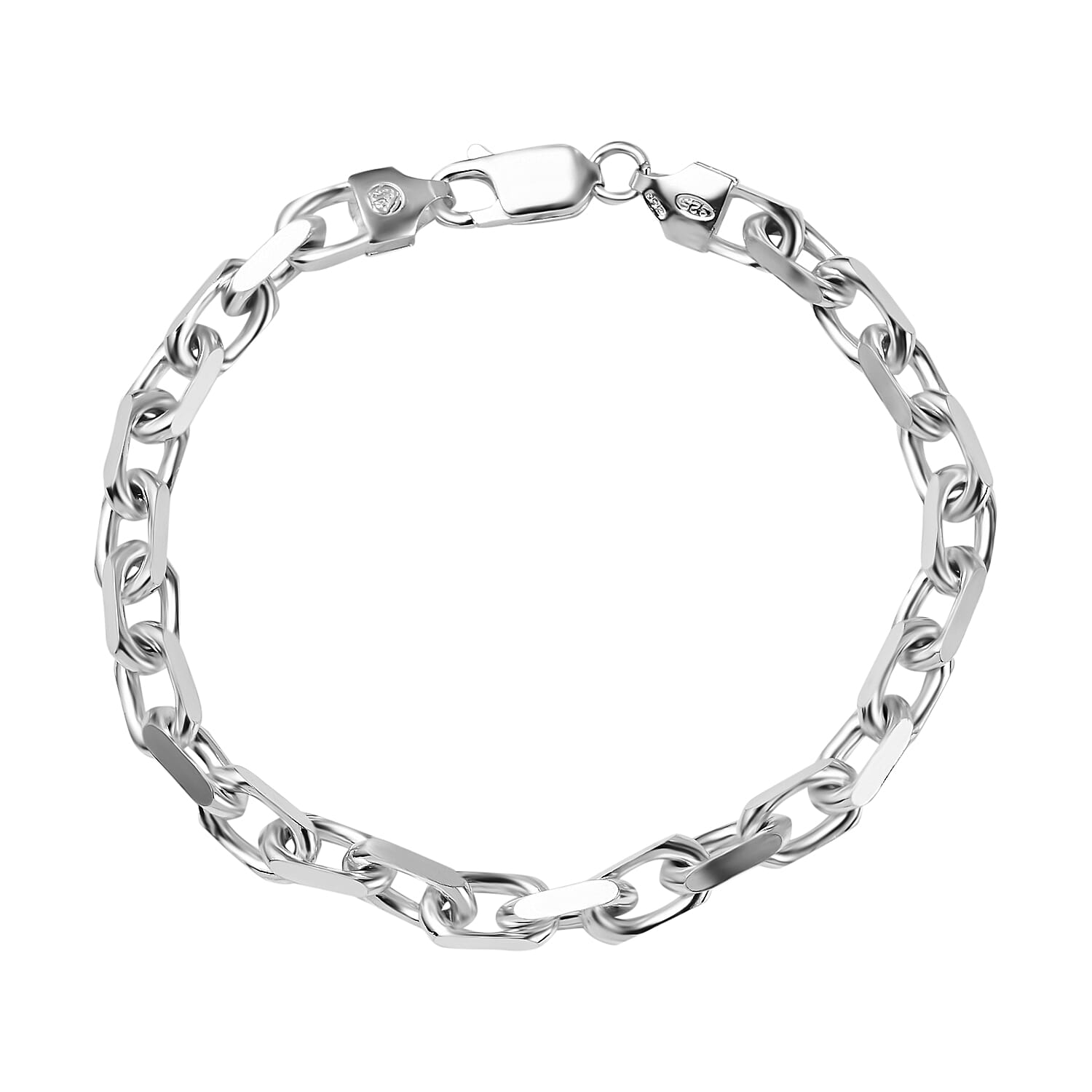 Silver on sale cable bracelet