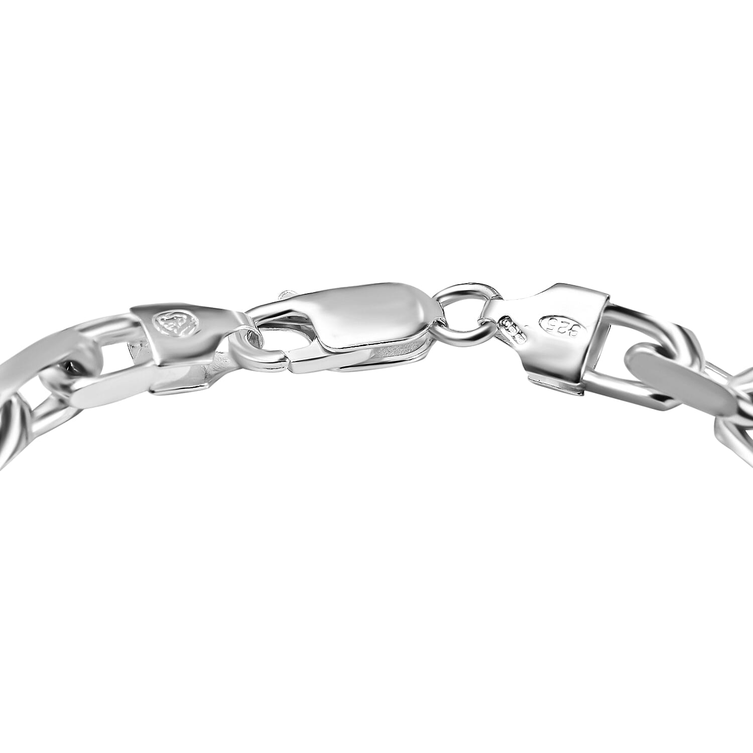 Italian Closeout Sterling Silver Cable Bracelet (Size - 7.5), Silver Wt. 15.50 Gms