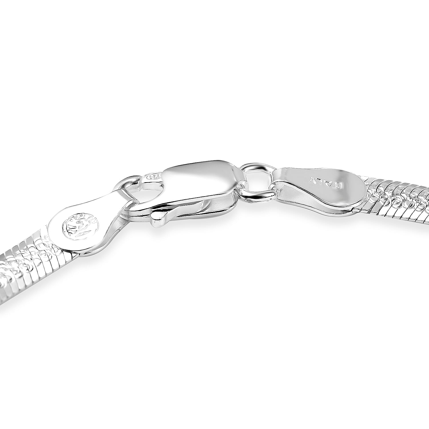 CloseOut Deal-Sterling Silver HerringBone Bracelet (Size - 7.5)