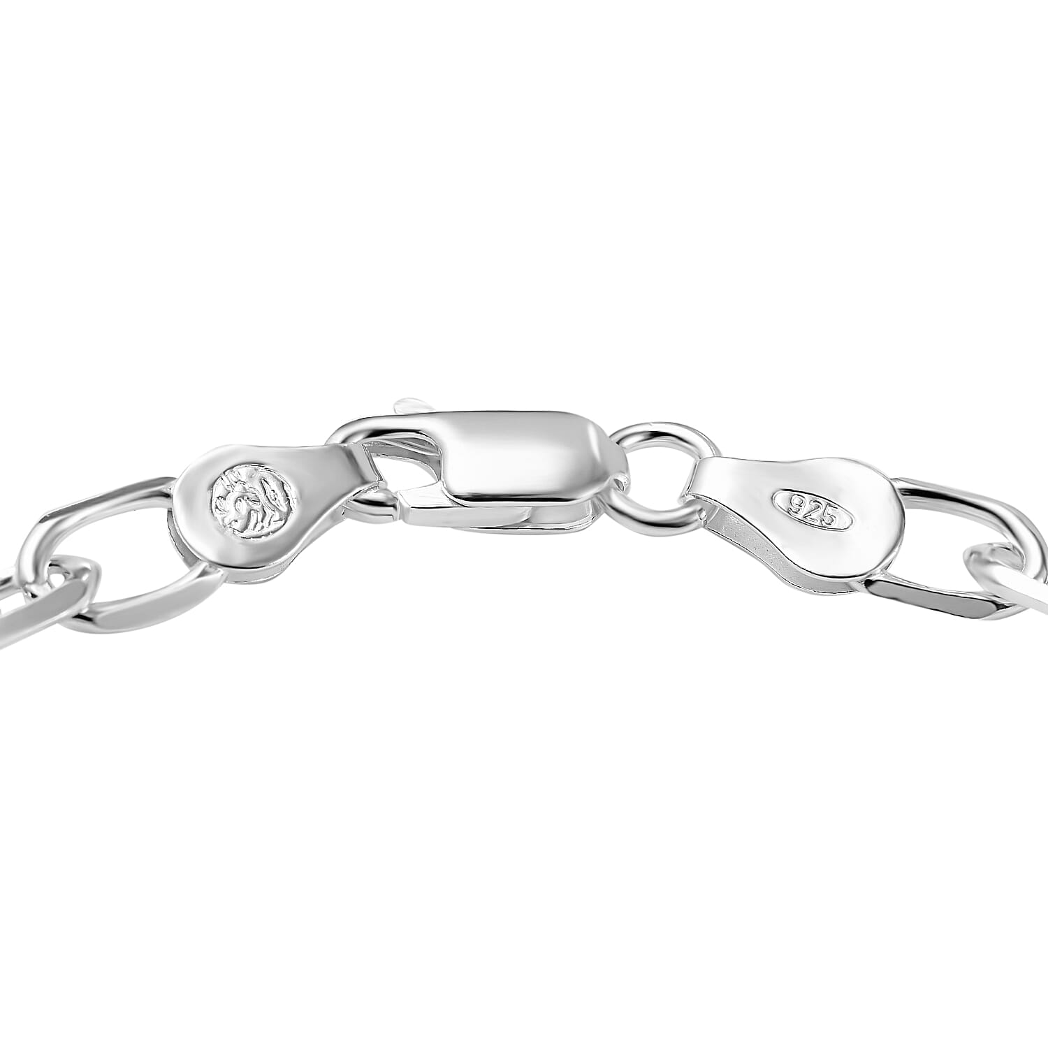Italian Closeout Cable Bracelet in Sterling Silver(Size - 7.5), Silver Wt. 6.03 Gms