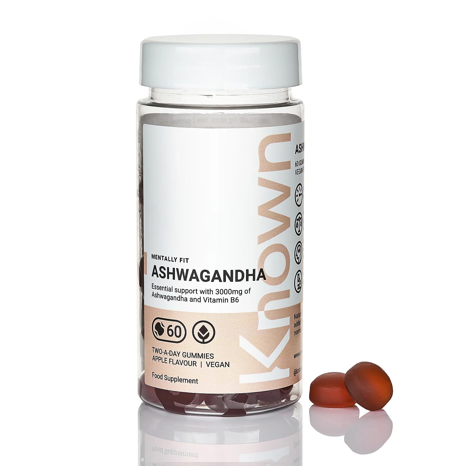 Known Ashwagandha Vegan Gummies (Pack of 2)