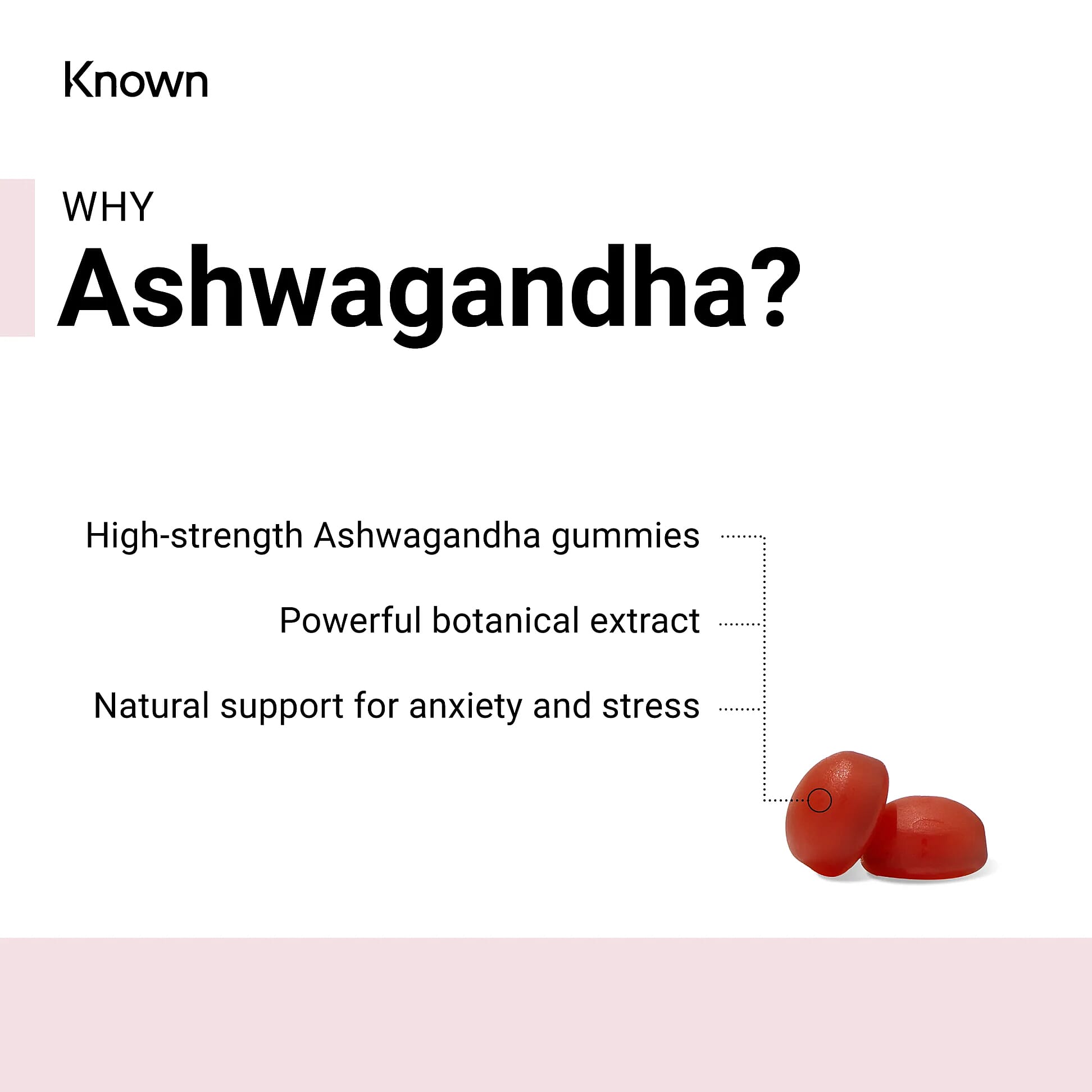 Known Ashwagandha Vegan Gummies (Pack of 2)