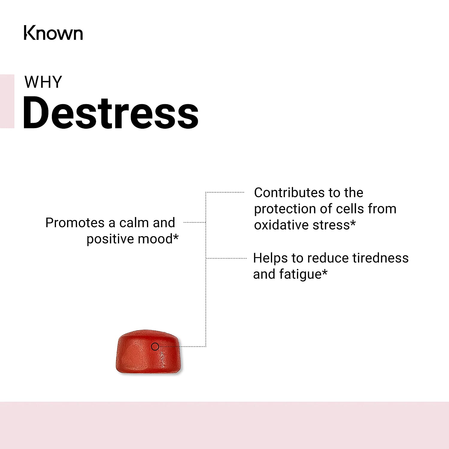 Known De-Stress Vegan Gummies (Pack of 2)