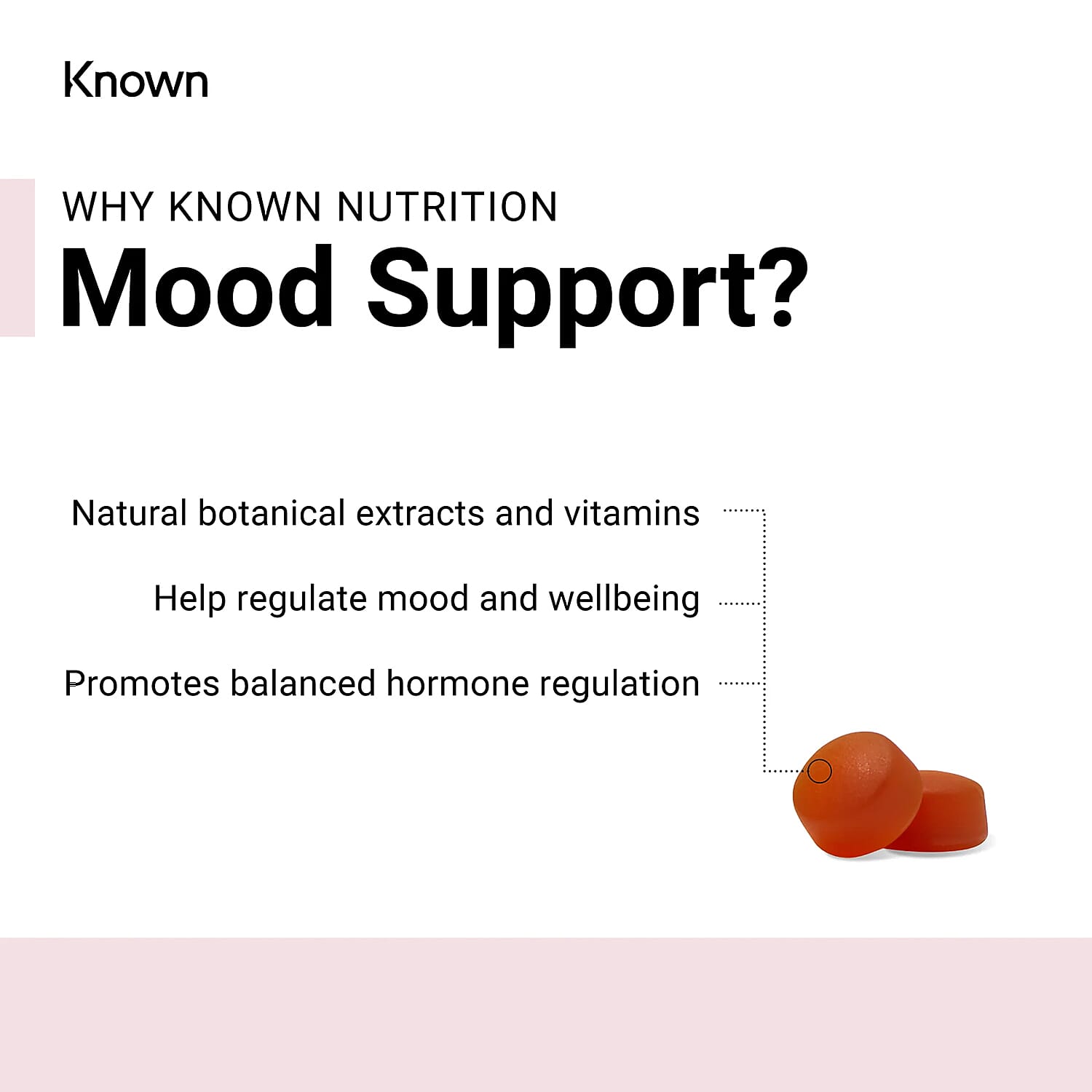 Known Mood Support Vegan Gummies (Pack of 2)