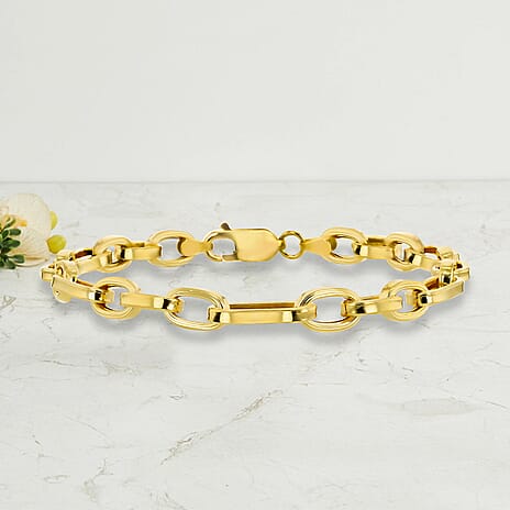 9K Yellow Gold  Bracelet (Size - 7.5),  Gold Wt. 5.1 Gms