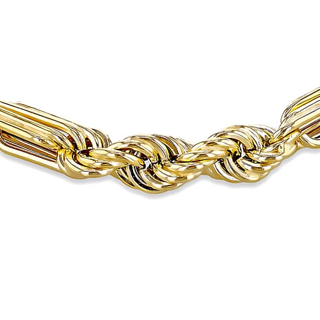9K Yellow Gold  Bracelet (Size - 8),  Gold Wt. 8.1 Gms