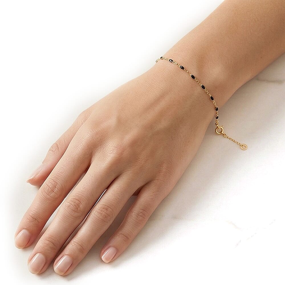 9K Yellow Gold  Bracelet (Size - 7),  Gold Wt. 0.32 Gms