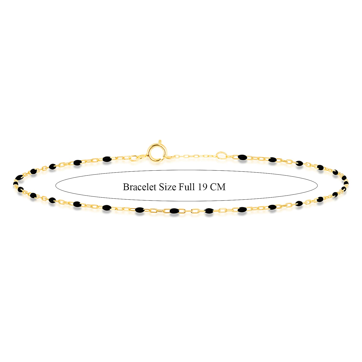 9K Yellow Gold  Bracelet (Size - 7),  Gold Wt. 0.32 Gms
