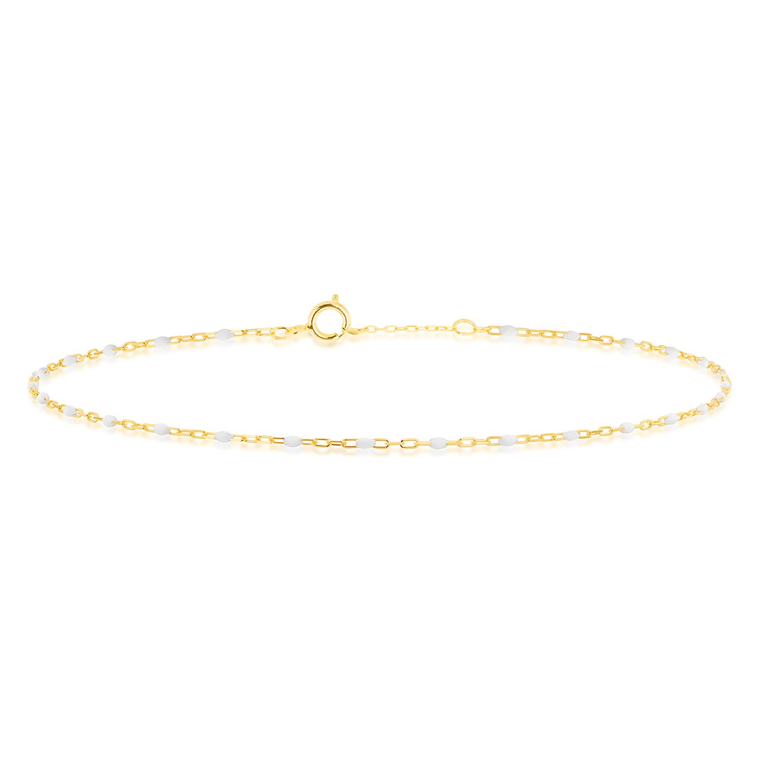 9K Yellow Gold  Bracelet (Size - 7),  Gold Wt. 0.32 Gms