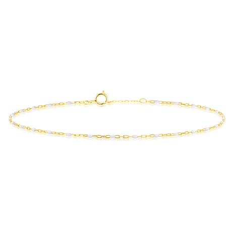 9K Yellow Gold  Bracelet (Size - 7),  Gold Wt. 0.32 Gms