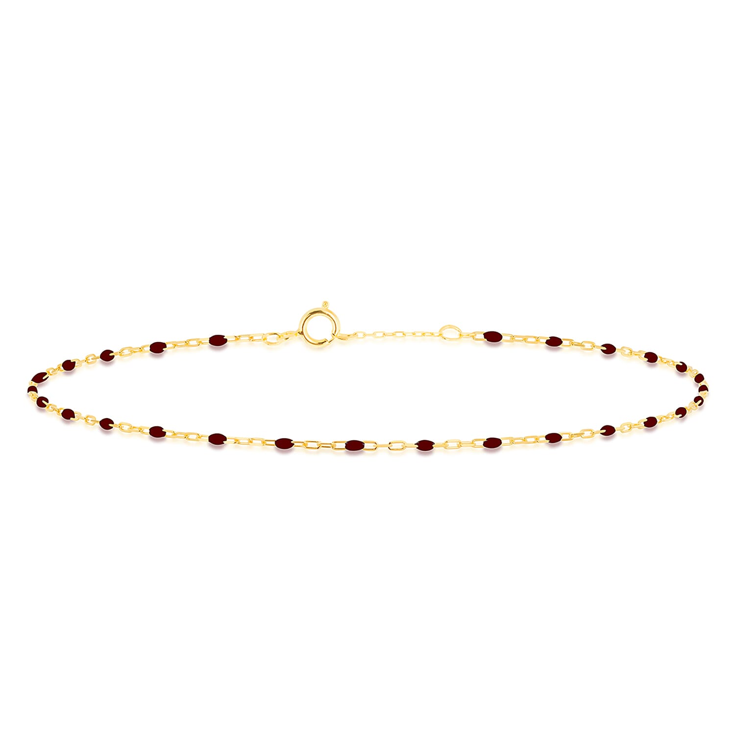 9K Yellow Gold  Bracelet (Size - 7),  Gold Wt. 0.32 Gms