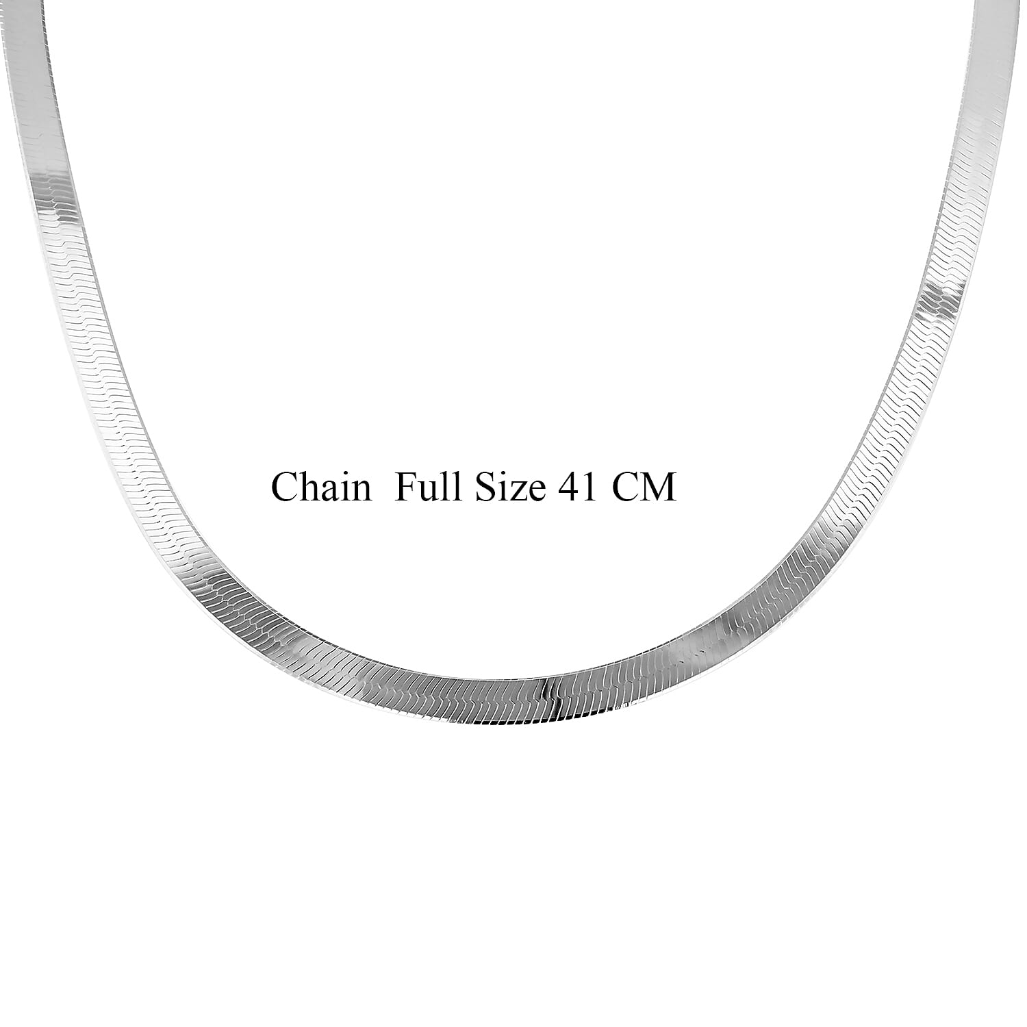 Sterling Silver Chain (Size - 16),  Silver Wt. 10.9 Gms