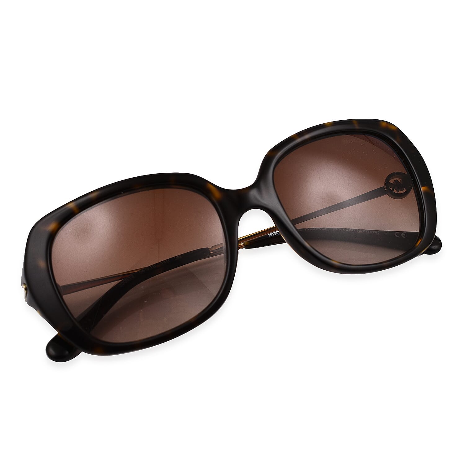 Designer Closeout Buy- MICHAEL KORS Sunglasses Rectangle Dark Tortoise  - Brown