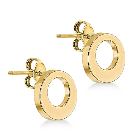 9K Yellow Gold  Earring,  Gold Wt. 0.3 Gms