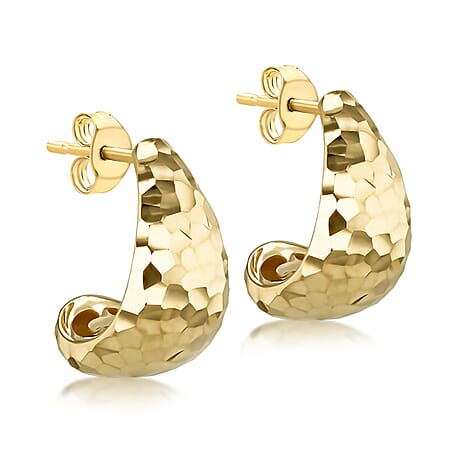 9K Yellow Gold  Earring,  Gold Wt. 1.7 Gms
