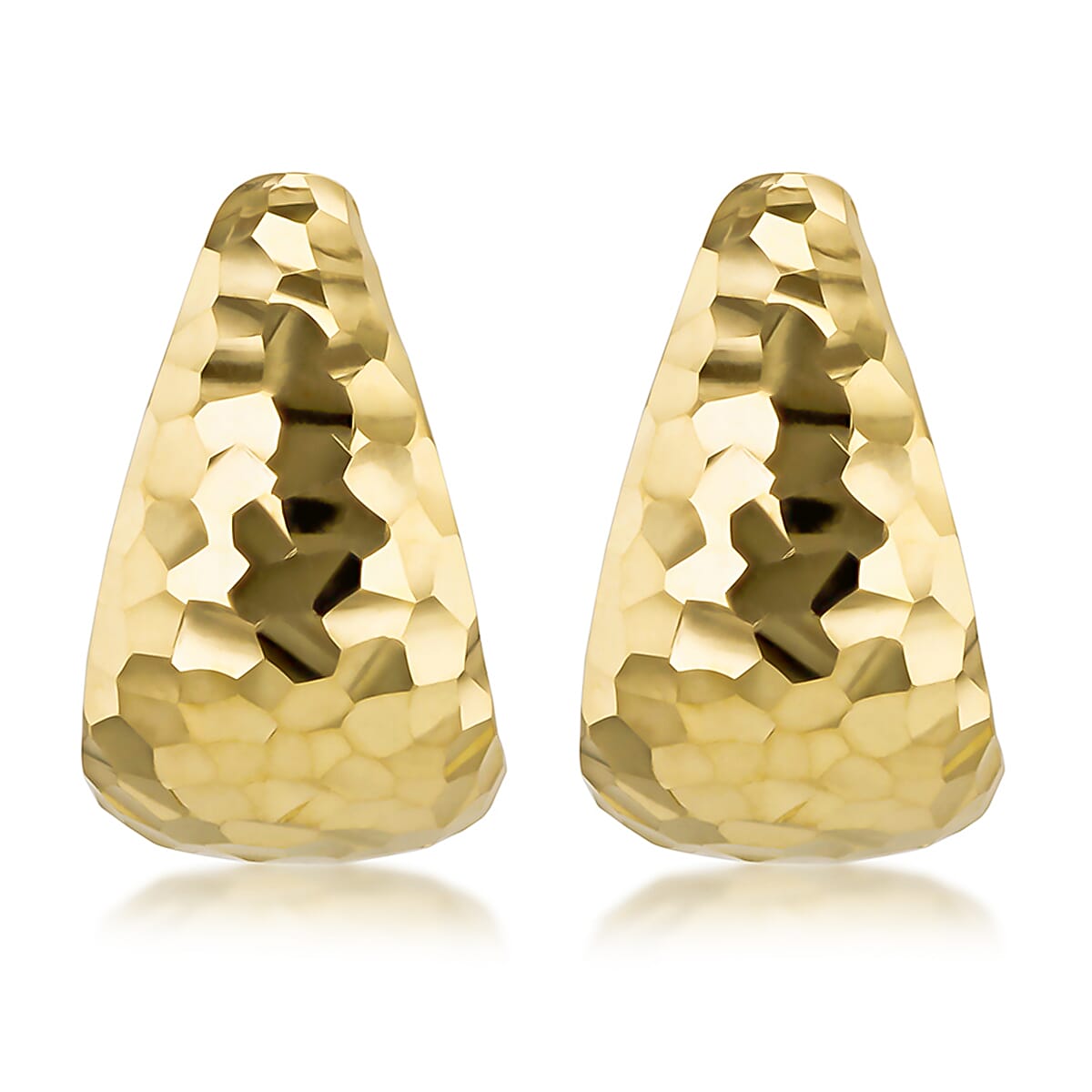 9K Yellow Gold  Earring,  Gold Wt. 1.7 Gms