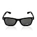 Closeout Deal Storm Wayfarer Sunglasses with Grey Lenses - Black