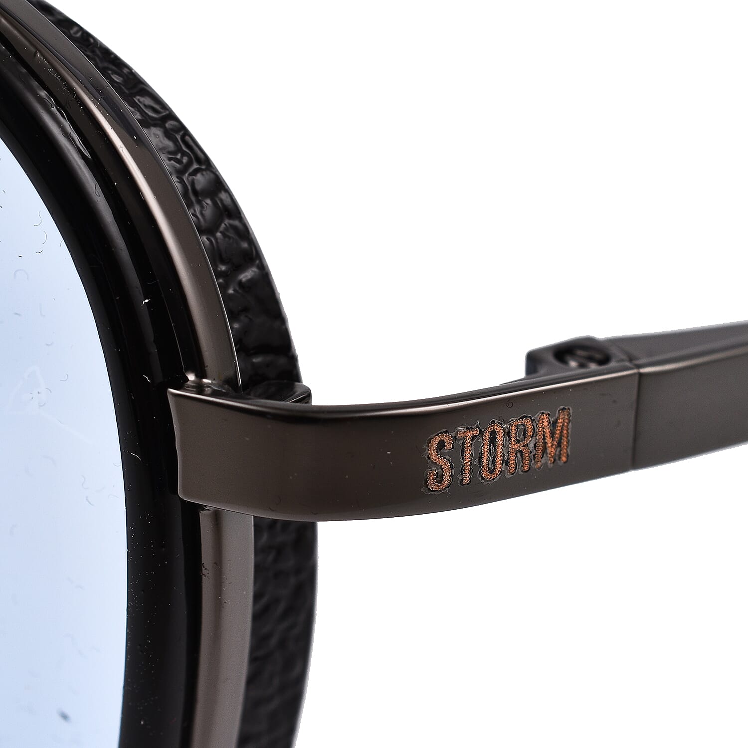 Aviator with Blue Lenses - Black