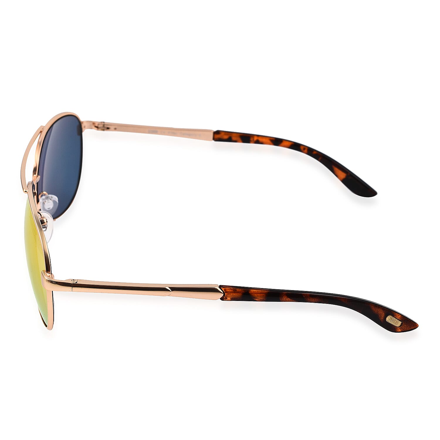 Closeout Deal Storm Aviator with Multicolour Flash Lenses - Gold