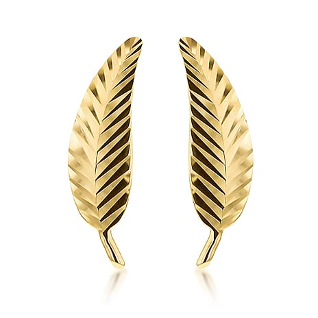 9K Yellow Gold  Earring,  Gold Wt. 1.1 Gms