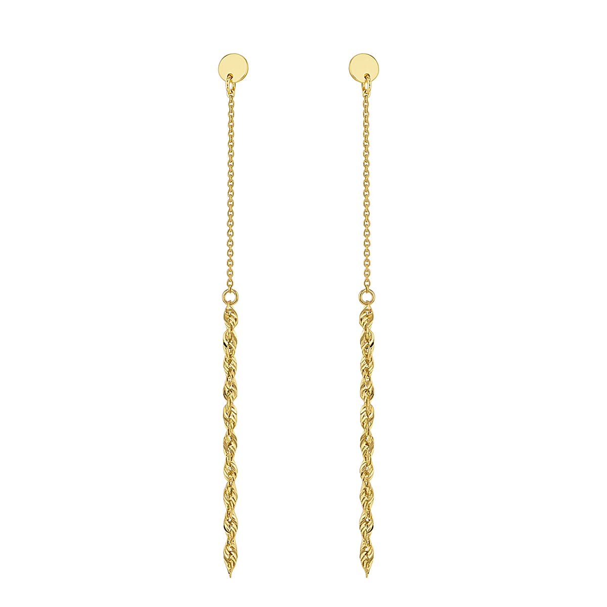 9K Yellow Gold  Earring,  Gold Wt. 0.81 Gms