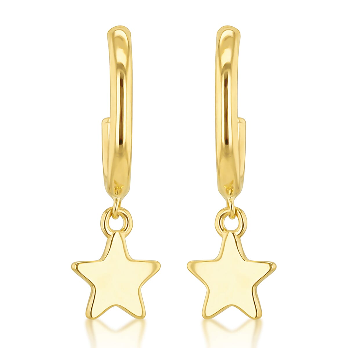 9K Yellow Gold  Earring,  Gold Wt. 1.1 Gms