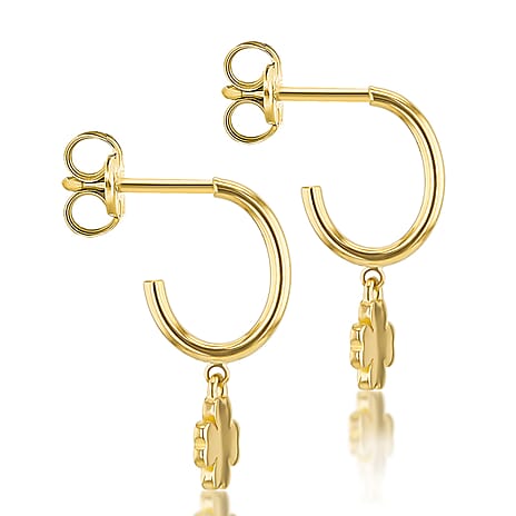 9K Yellow Gold  Earring,  Gold Wt. 1.2 Gms