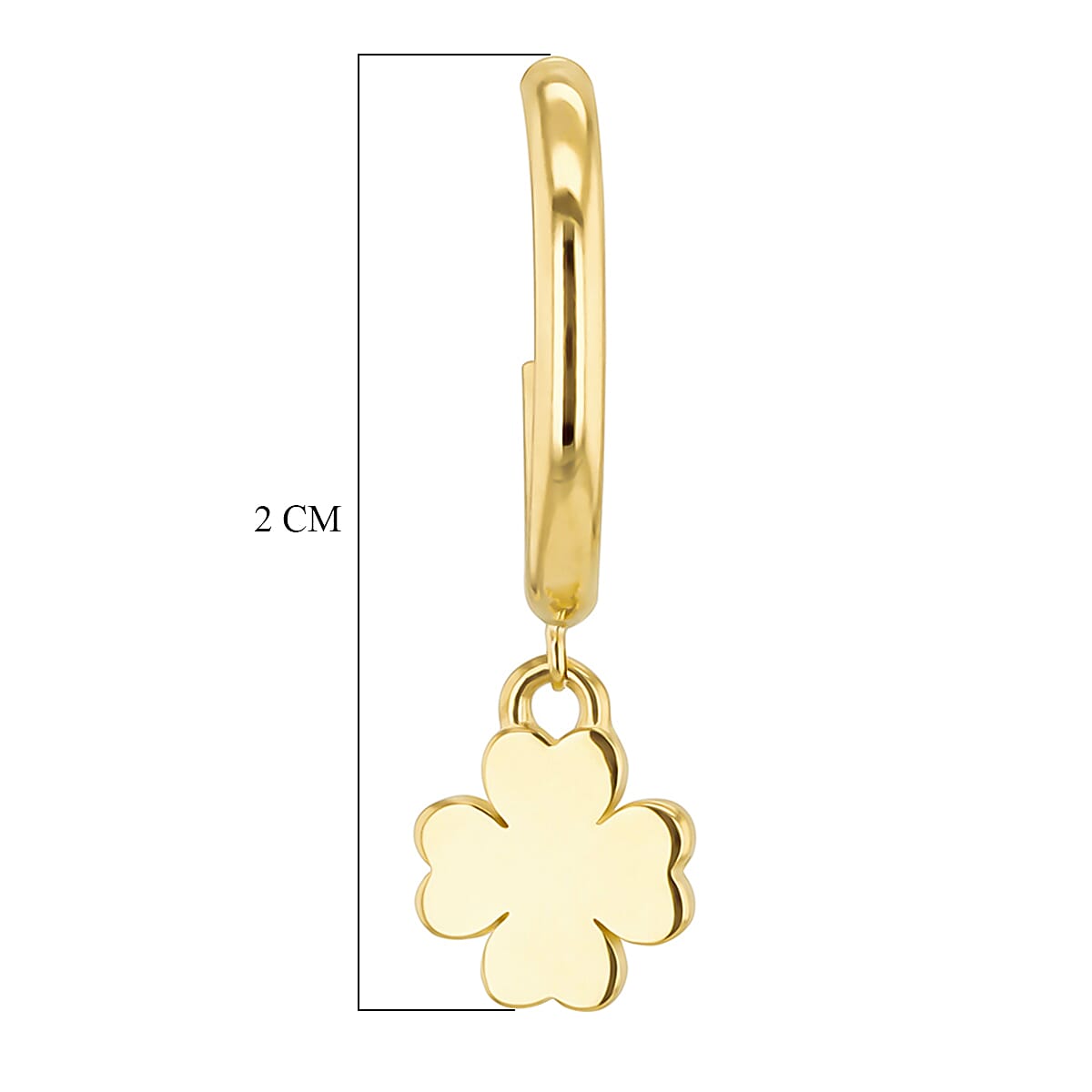 9K Yellow Gold Earring, Gold Wt. 1.2 Gms 9K Yellow Gold Earring, Gold Wt. 1.2 Gms