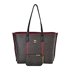 GUANCHI PU Tote Bag with Pouch