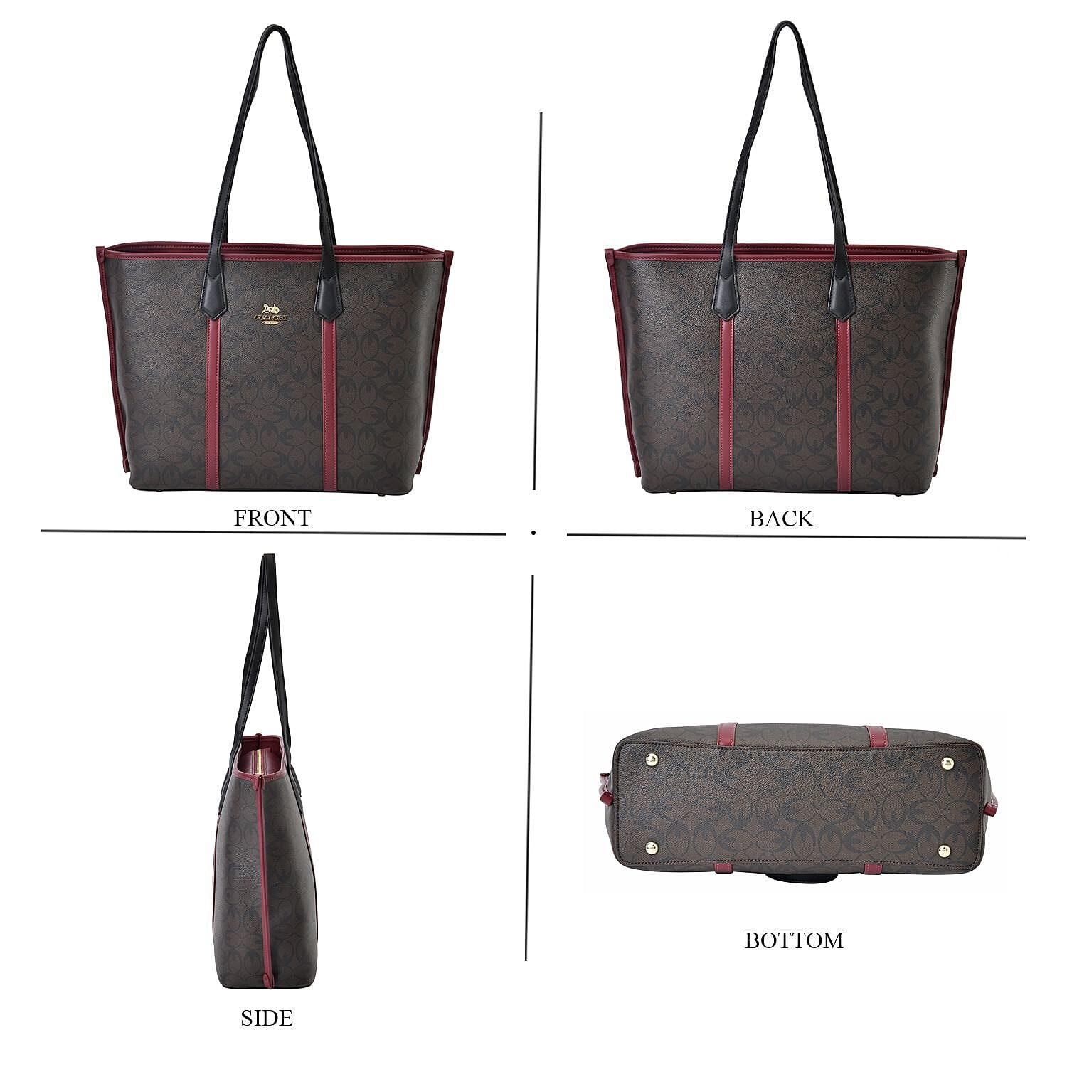 New Designer Launch GUANCHI New York Tote Bag With Wristlet- Black