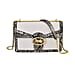 New Designer Launch GUANCHI New York Snakeskin Crossbody Bag - White - Black