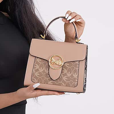 New Designer Launch GUANCHI New York Oval Pattern Crossbody Bag