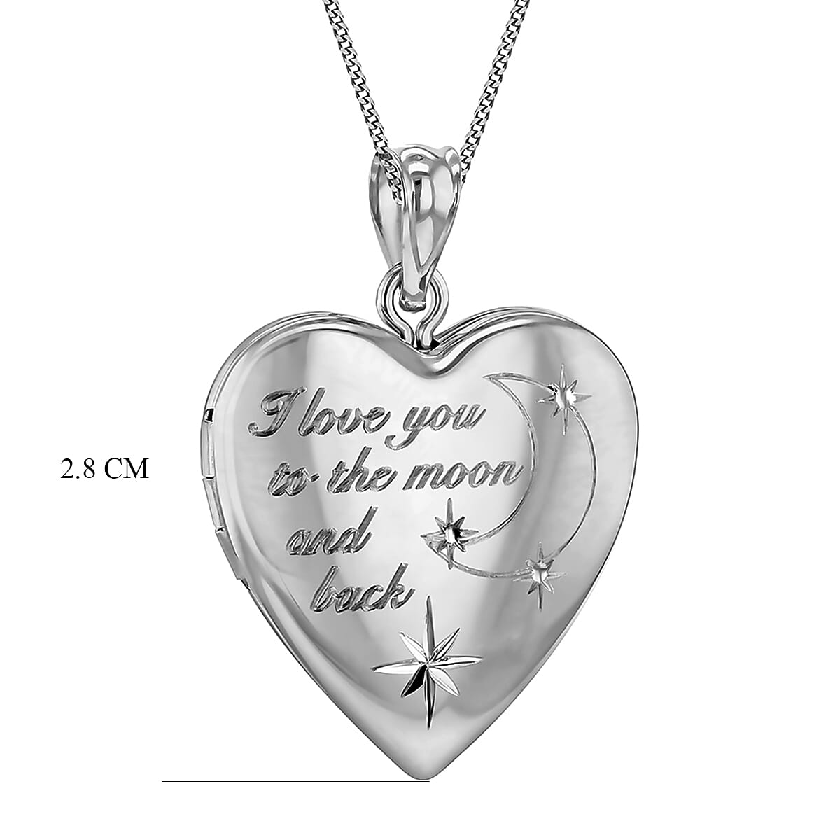 Love you to the moon and back on sale locket